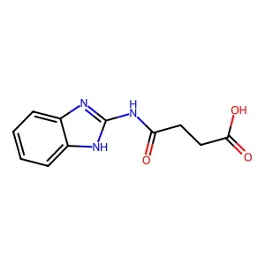 4-(1H-Benzimidazol-2-ylamino)-4-oxobutanoic acid structure