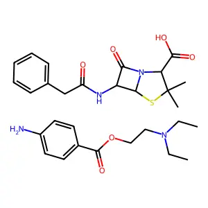 普鲁卡因青霉素 structure