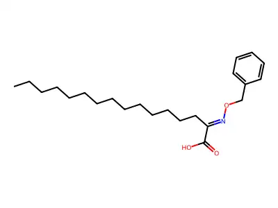 2-苄氧亚氨基十六酸 structure