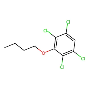 3-Butoxy-1,2,4,5-tetrachlorobenzene structure