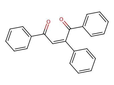 1,2,4-Triphenylbut-2-ene-1,4-dione structure