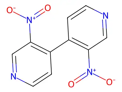 3-Nitro-4-(3-nitropyridin-4-yl)pyridine structure