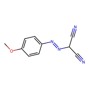 [(e)-(4-Methoxyphenyl)diazenyl]propanedinitrile structure