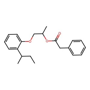 1-[2-(Butan-2-yl)phenoxy]propan-2-yl phenylacetate structure