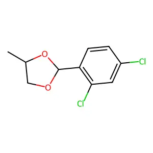 2-(2,4-Dichlorophenyl)-4-methyl-1,3-dioxolane structure