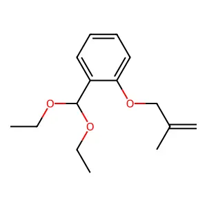 1-(Diethoxymethyl)-2-(2-methylprop-2-enoxy)benzene structure