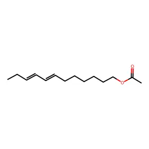 (E,E)-7,9-Dodecadien-1-yl acetate structure
