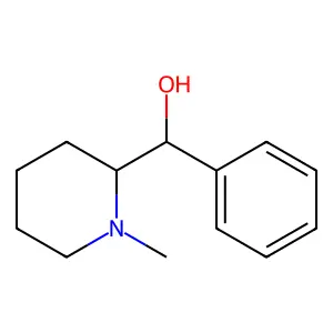 2-Piperidinemethanol,1-methyl-a-phenyl- structure
