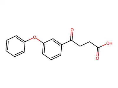 4-Oxo-4-(3-phenoxyphenyl)butyric acid structure