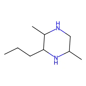 2,5-Dimethyl-3-propylpiperazine structure