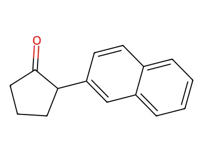 2-(Naphthalen-2-yl)cyclopentanone structure