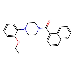 [4-(2-Ethoxyphenyl)piperazin-1-yl]-naphthalen-1-ylmethanone structure