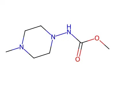 Methyl (4-methylpiperazin-1-yl)carbamate structure