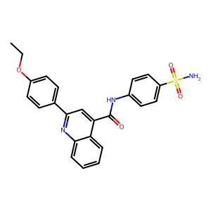 2-(4-ethoxyphenyl)-N-(4-sulfamoylphenyl)quinoline-4-carboxamide structure