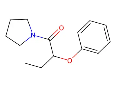 2-Phenoxy-1-pyrrolidin-1-ylbutan-1-one structure