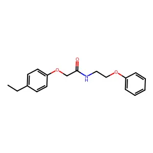 2-(4-ethylphenoxy)-N-(2-phenoxyethyl)acetamide structure
