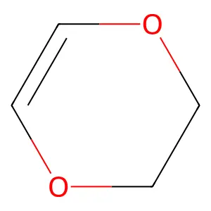 1,4-二𫫇烯 structure