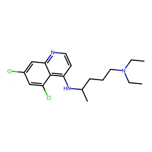 n4-(5,7-Dichloroquinolin-4-yl)-n1,n1-diethylpentane-1,4-diamine structure
