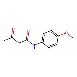 4'-Methoxyacetoacetanilide structure