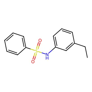 N-(3-ethylphenyl)benzenesulfonamide structure