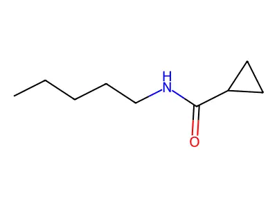 N-pentylcyclopropanecarboxamide structure