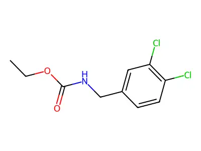 Ethyl (3,4-dichlorobenzyl)carbamate structure