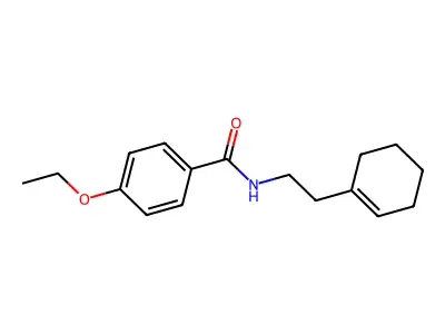N-[2-(cyclohexen-1-yl)ethyl]-4-ethoxybenzamide structure