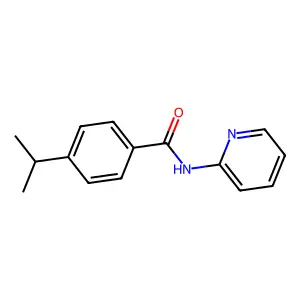 4-(propan-2-yl)-N-(pyridin-2-yl)benzamide structure