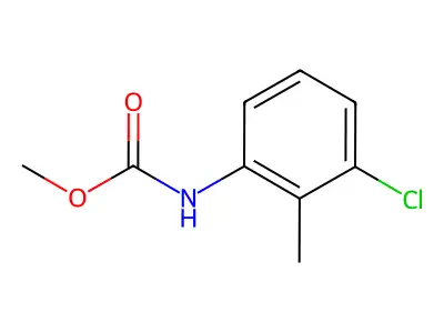 Methyl (3-chloro-2-methylphenyl)carbamate structure