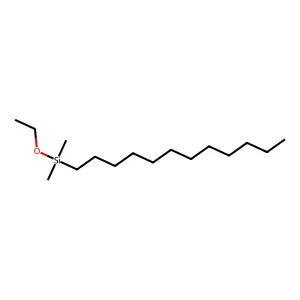 Dimethyldodecylsilyloxyethane structure
