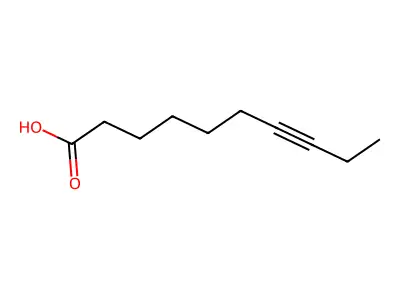 7-癸炔酸 structure