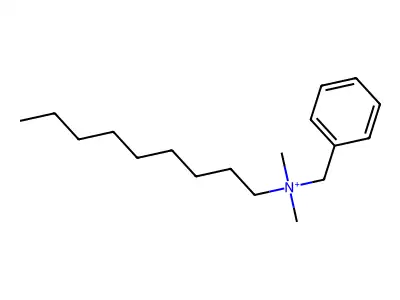 Nonyl dimethylbenzylammonium structure