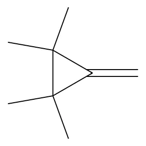 1,1,2,2-Tetramethyl-3-methylenecyclopropane structure