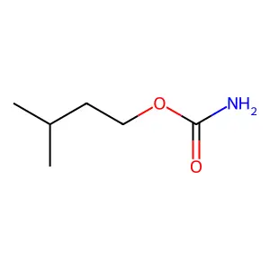 Isoamyl carbamate structure