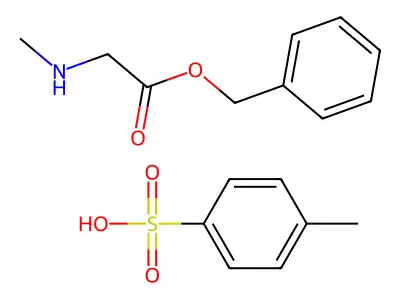 1,2-Bis(benzyloxycarbonyl)ethylammonium toluene-p-sulphonate structure
