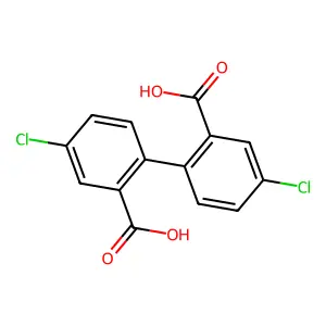 4,4'-Dichlorodiphenic acid structure