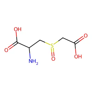 羧甲司坦亚砜 structure