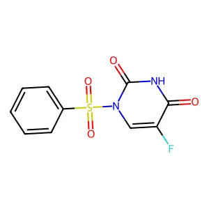 1-Benzenesulfonyl-5-fluorouracil structure