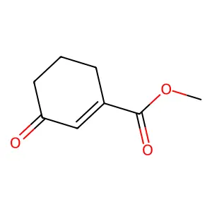 3-Oxo-cyclohex-1-enecarboxylic acid methyl ester structure