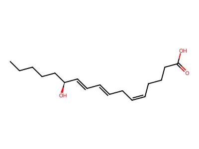 12-羟基十七碳三烯酸 structure
