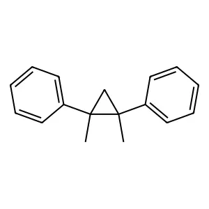 [(1R,2R)-1,2-dimethyl-2-phenylcyclopropyl]benzene structure