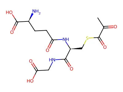 S-lactoylgluta-thione structure