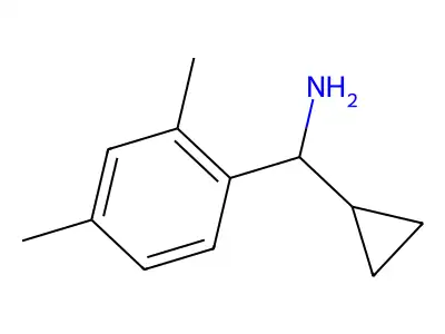 (2,4-Dimethylphenyl)cyclopropylmethylamine structure