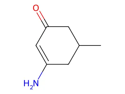 3-Amino-5-methyl-2-cyclohexen-1-one structure