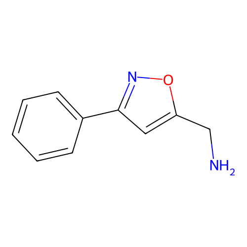 1-(3-Phenyl-1,2-oxazol-5-yl)methanamine structure