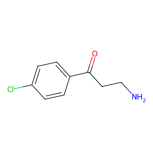 3-Amino-1-(4-chlorophenyl)propan-1-one structure