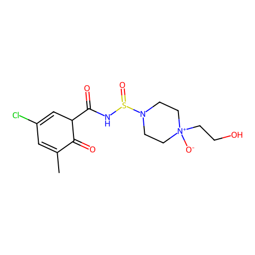 Tiaramide N-oxide structure