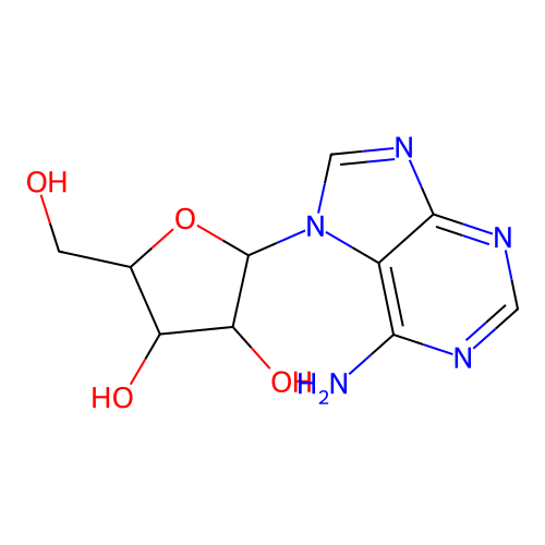 2-(6-Aminopurin-7-yl)-5-(hydroxymethyl)oxolane-3,4-diol structure
