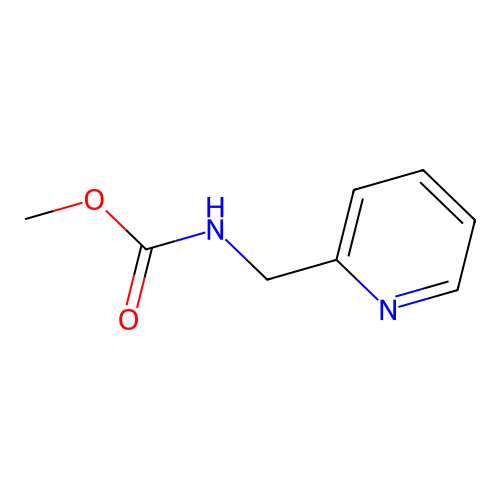 Methyl 2-pyridinylmethylcarbamate structure