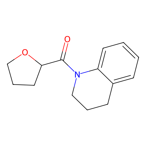 3,4-dihydroquinolin-1(2H)-yl(tetrahydrofuran-2-yl)methanone structure